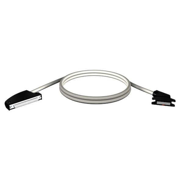 Schneider Electric Conjunto de cables preformado, Modicon M340, terminal de 40 vías, 2 conectores HE10, 2m - BMXFCC203