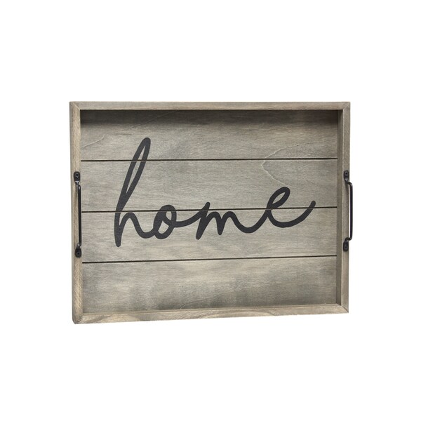 Elegant Designs Decorative Wood Serving Tray-Home - HG2000-RGH