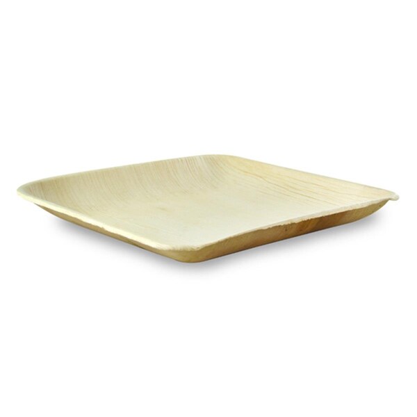 Packnwood 8 x 8 in. Square Palm Leaf Plate with Rounded Corners - 210BBA2020