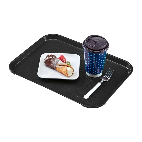 Cambro Cambro - Tray Fast Food 12" x 16", Black - 1216FF110