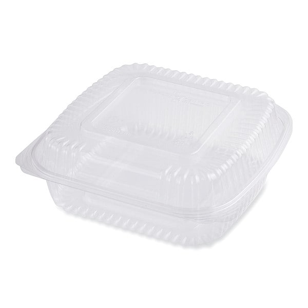 World Centric Fiber Trays, PLA Lined, PFAS Free, 1-Compartment, 18 x 14 x 1, Natural, Paper, PK100 - TRSC1418LF