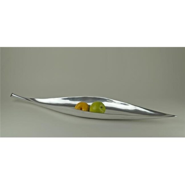 Modern Day Accents Modern Day Accents 8676 Alum Long Leaf Tray - 8676