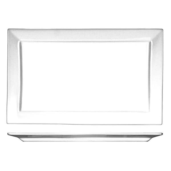Iti Platter, 11x6-3/4, Bright White, PK12 - EL-27