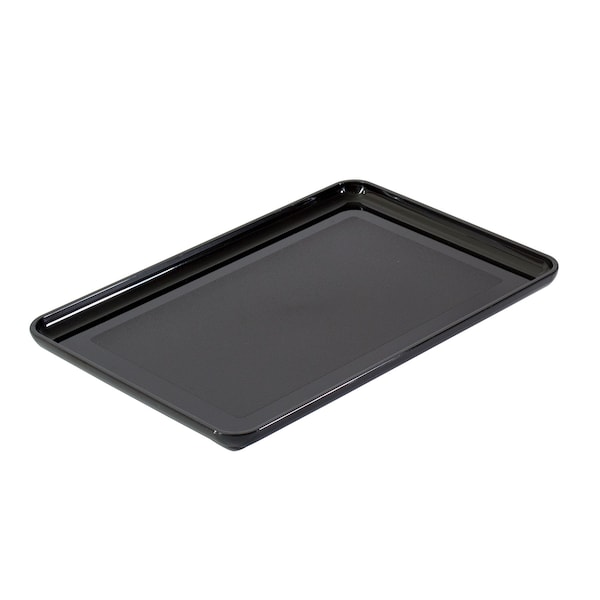 Hapco-Elmar R3040BLK-Essential 6.5 x 9.5" Rect. Amenity Tray, Black, PK 24 - R3040BLK