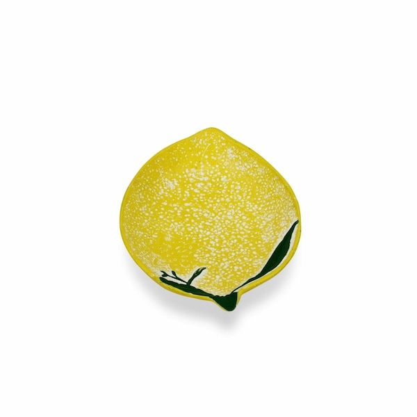 Gfancy Fixtures 10 in. Novelty Metal Handmade Tray, Yellow - GF3098581