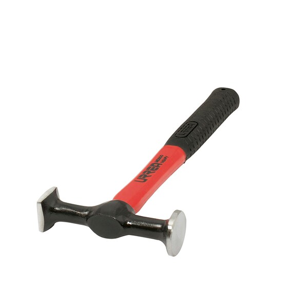 Urrea 1-1/4” Bodywork hammer with fiberglass handle for smooth finishes - 1424FV