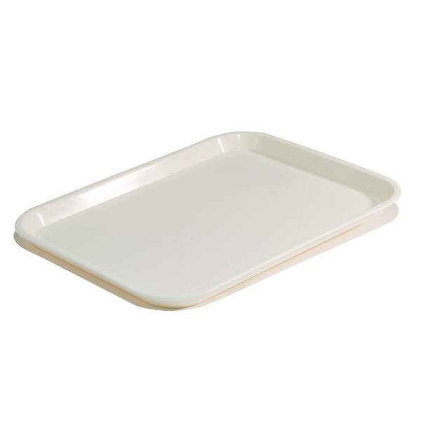 Hapco-Elmar Essential 10.5x13.75" Rect. Tray W/ Round Corners, Vanilla, PK 36 - R3000VAN
