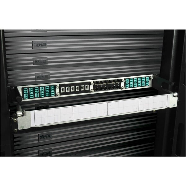 Tripp Lite Fiber Cassette, Cat6a, Passthrough, 12 RJ45 - N484-12RJ