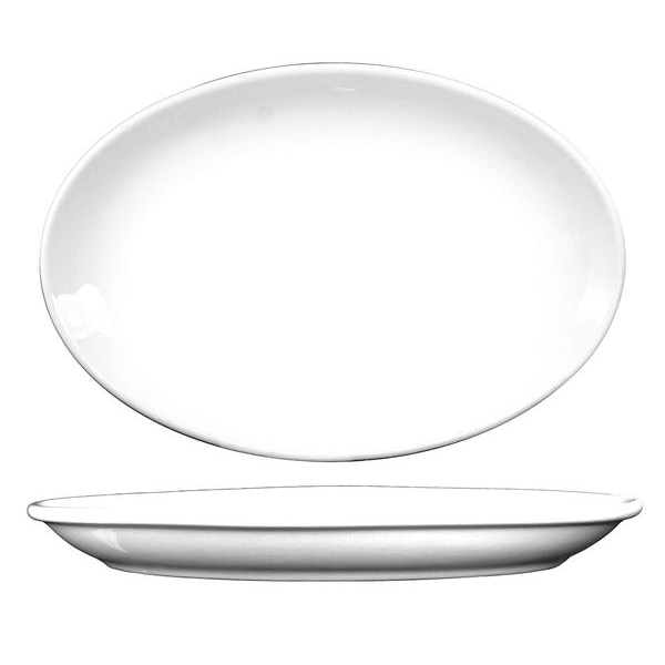 Iti Platter, 9-5/8x7-1/2, European White, PK24 - TN-34/DO-34