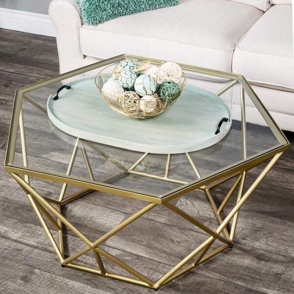 Homeroots 1.5 x 26.5 x 18.5 in. Distressed Green Wood Serving Tray - 388900