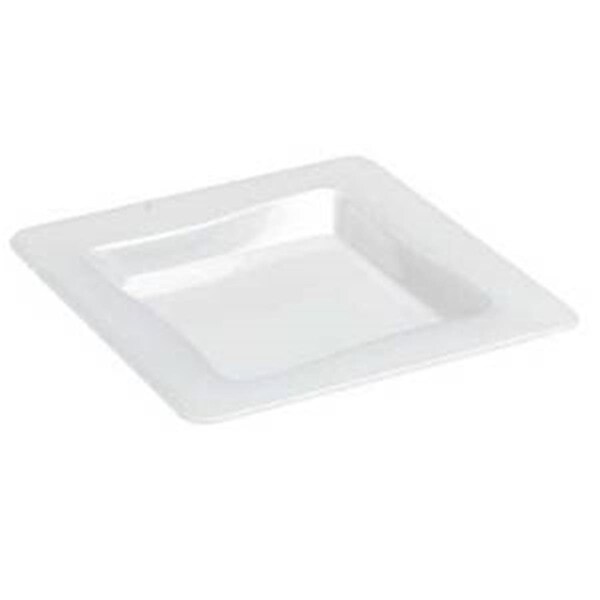 Fineline Settings White 3 and apos; and apos; x 3 and apos; and apos; Serving Tray - 6200-WH