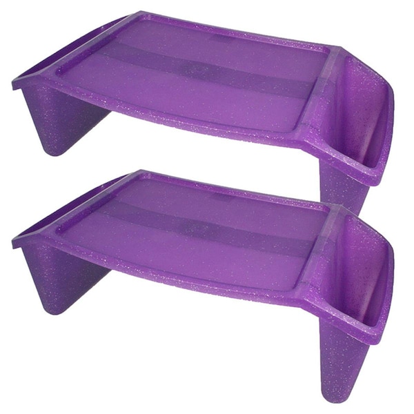 Romanoff Products Romanoff Products  Lap Tray, Purple Sparkle, 2PK - ROM90586-2