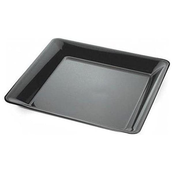 Fineline Settings 3581-BK Black 18 and apos; and apos; x 18 and apos; and apos; Square Tray - SQ4818.BK