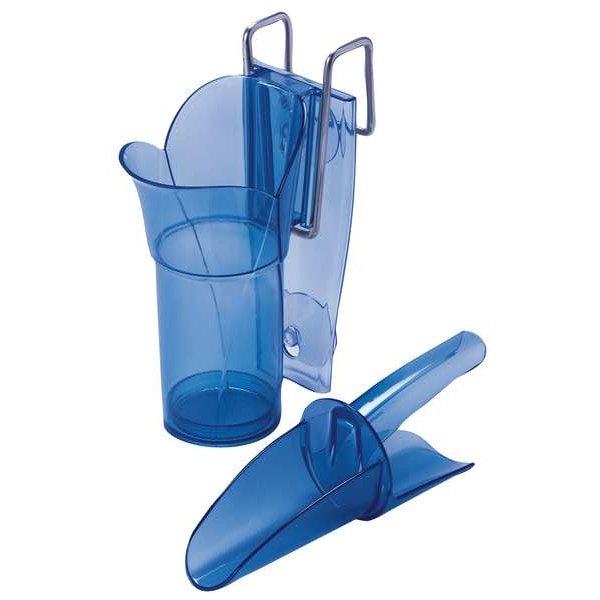 San Jamar Ice Scoop and Holder, 6 to 10 oz. - SI5000GR