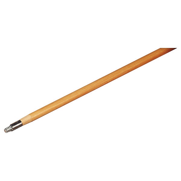 Carlisle Foodservice Metal Tip Wood Handle, 72" L, 15/16", PK12 - 4526800