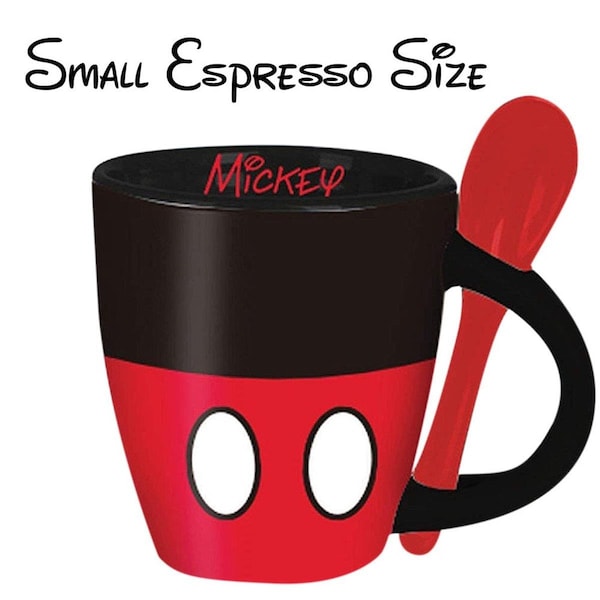 Smartgifts Mickey Mouse Espreso Cups with Spoon - SM1598542