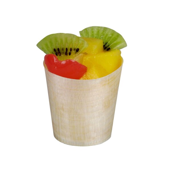 Omg 3.5 oz Mini Wooden Cup - 2.3 Dia. x 2.1 in. - OM1886390