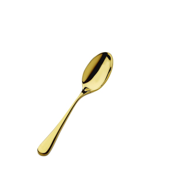 Bon Chef Como, Teaspoon, Mirror Finish, 18/10, 6.38" - Gold , set of 12 - S4000G