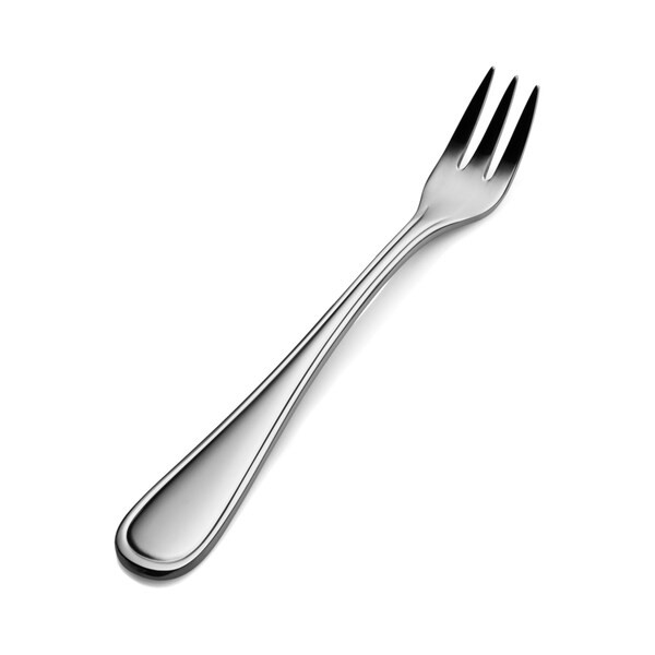 Bon Chef Tuscany, Oyster/Cocktail Fork, Mirror Finish, 18/0, 5.55" , set of 12 - SBS308