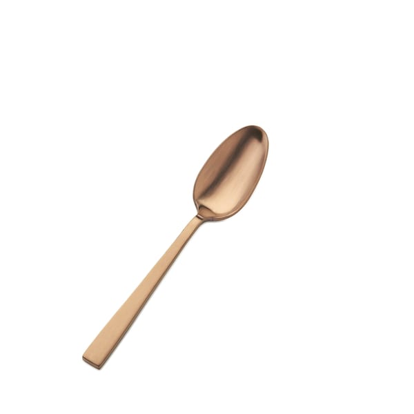 Bon Chef Roman, Teaspoon, Matte Finish, 18/10, 6.25" - Rose Gold Matte , set of 12 - S3700RGM