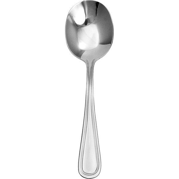 Iti Bouillon Spoon, 5 7/8 in L, Silver, PK12 - CA-113