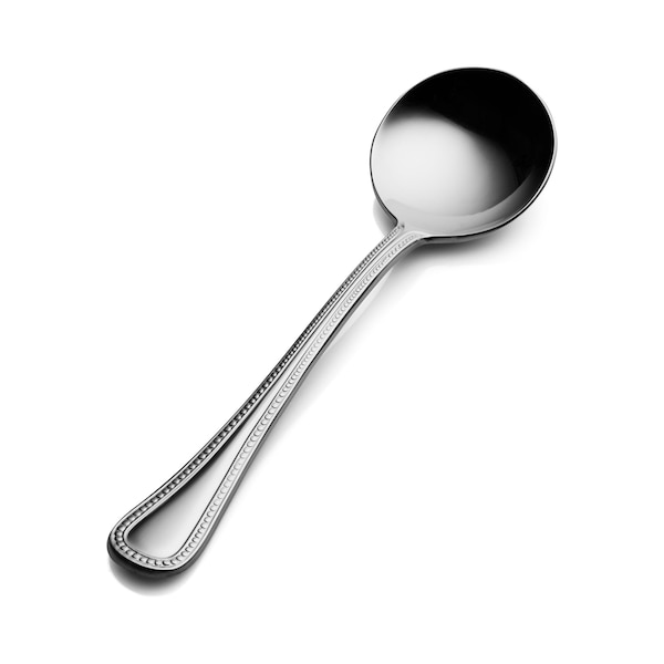 Bon Chef Bolero, Bouillon Spoon, Mirror Finish, 18/10, 6.06" , set of 12 - S701