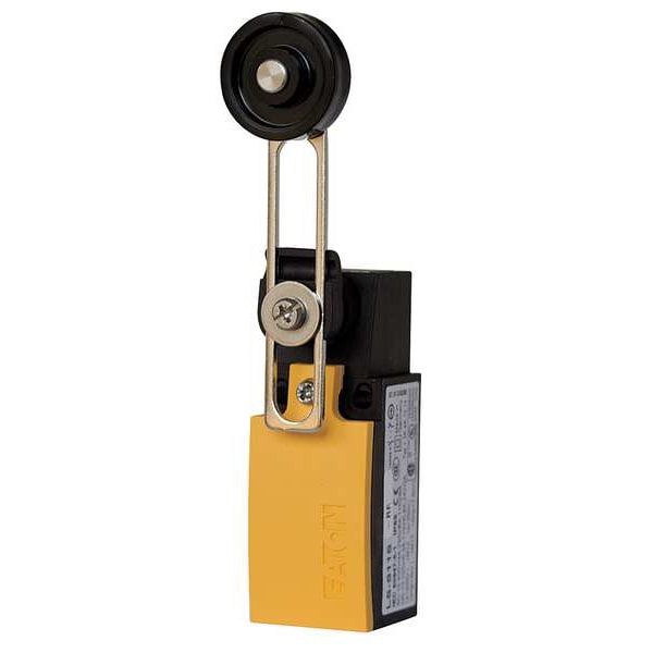 Interruptor de límite Eaton, palanca de rodillo, rotativo, 1NC/1NO, 4A @ 400V CA, Ubicación del actuador: Lateral - LS-S11S-RLA30