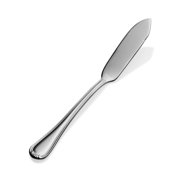 Bon Chef Renoir, Butter Spreader, Flat Handle, Mirror Finish, 13/0, 6.66" , set of 12 - S913