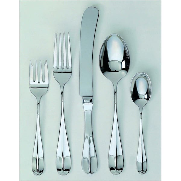 Fastfood Classic English 5 Piece Place Setting -18-10 Stainless - Mirror Finish, 5PK - FA304841