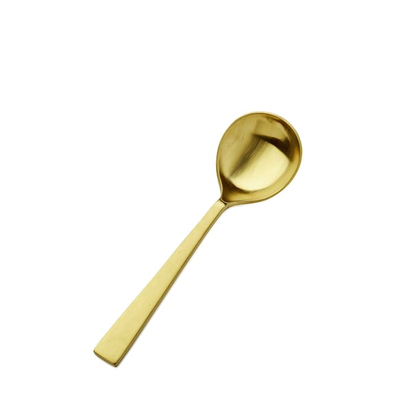 Bon Chef Roman, Round Soup Soon, Matte Finish, 18/10, 6.63" - Gold Matte , set of 12 - S3722GM