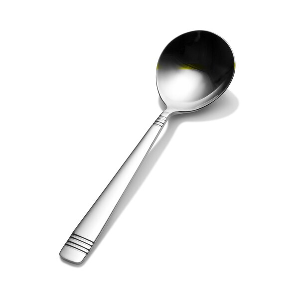 Bon Chef Julia, Bouillon Spoon, Mirror Finish, 18/10, 6.19" , set of 12 - S2601