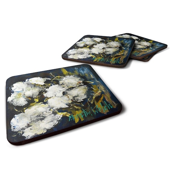 Carolines Treasures Three Boll Cotton Foam Coasters - Set of 4 - MW1357FC