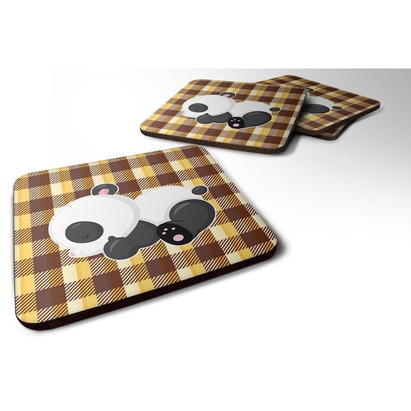 Carolines Treasures Panda Naptime Foam Coasters - Set of 4 - BB6804FC