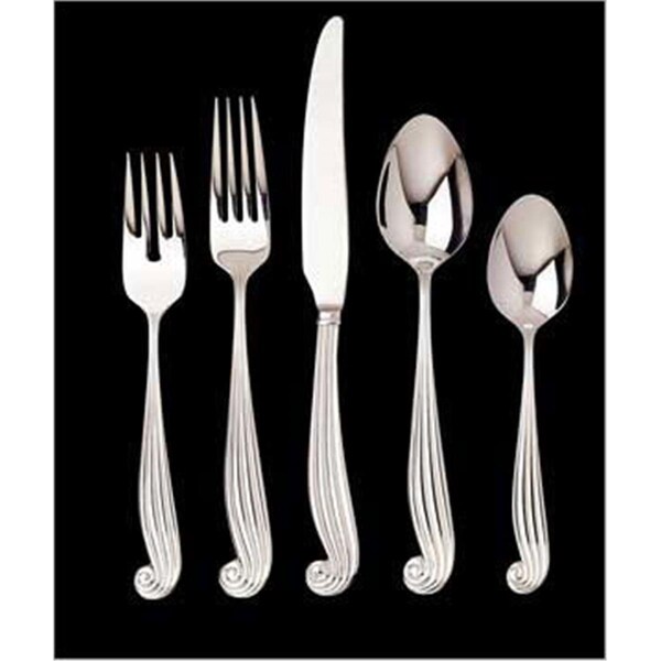 Fastfood LaMer 4 Piece Hostess Set - 18-10 Stainless Steel - All Bright Finish, 4PK - FA73423