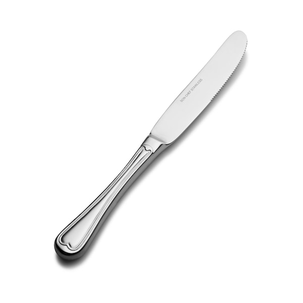 Bon Chef Victoria, Dinner Knife, Euro, Hollow Handle, Mirror Finish, 13/0, 9.59" (Dsp) , set of 12 - S614