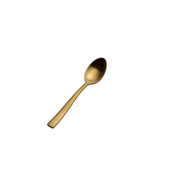 Bon Chef Manhattan, Teaspoon, Matte Finish, 18/10, 6.5" - Gold Matte , set of 12 - S3000GM