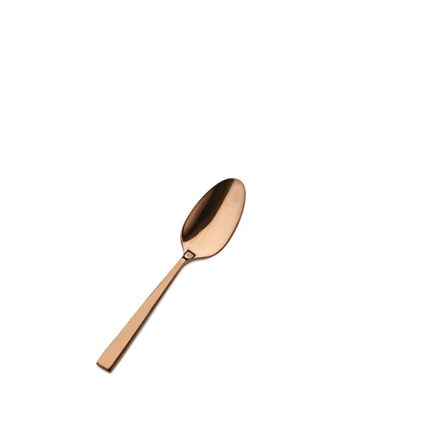 Bon Chef Roman, Demitasse Spoon, Mirror Finish, 18/10, 4.5" - Rose Gold , set of 12 - S3716RG