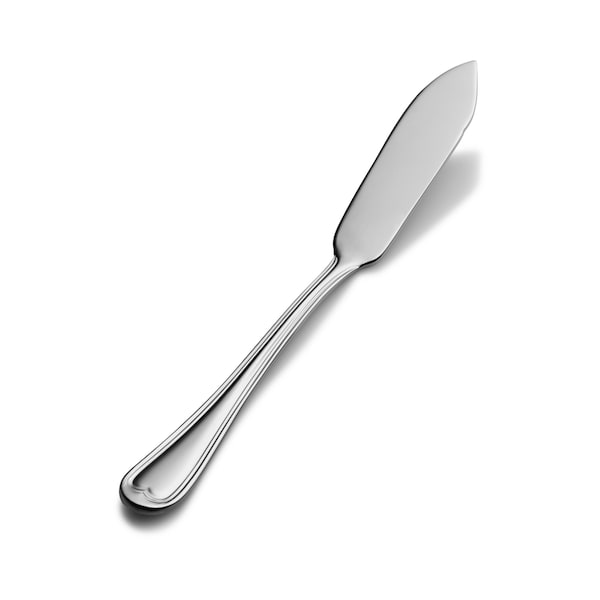 Bon Chef Victoria, Butter Spreader, Flat Handle, Mirror Finish, 13/0, 6.72" , set of 12 - S613