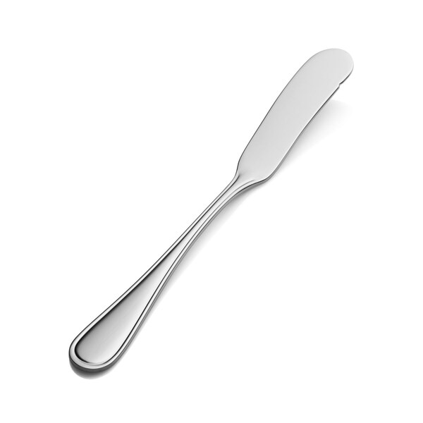 Bon Chef Tuscany, Butter Spreader, Flat Handle, Mirror Finish, 13/0, 6.97" , set of 12 - S313