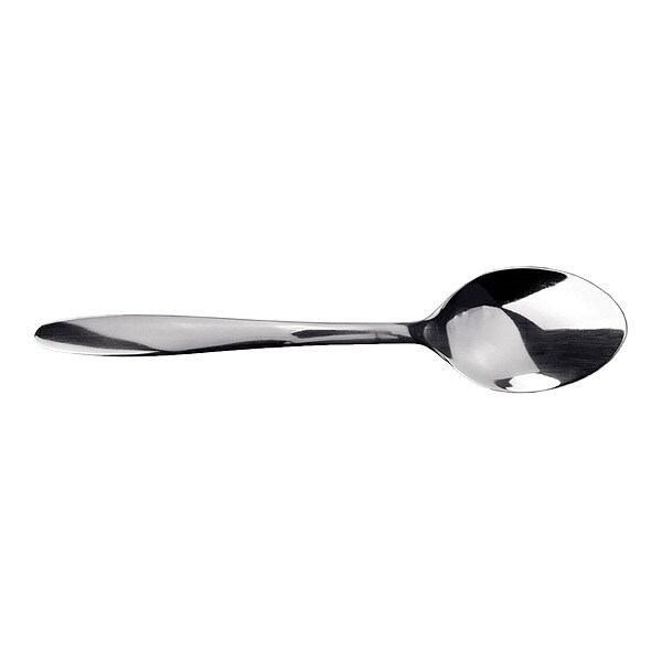 Iti Dessert Spoon, 7 1/4 in L, Silver, PK12 - SN-114