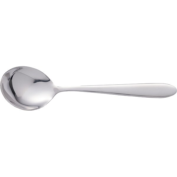 Iti Bouillon Spoon, 6 3/4 in L, Silver, PK12 - LU-113