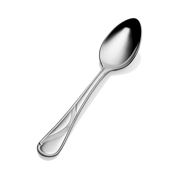 Bon Chef Wave, Soup/Dessert Spoon, Mirror Finish, 18/10, 7.60" , set of 12 - S2203