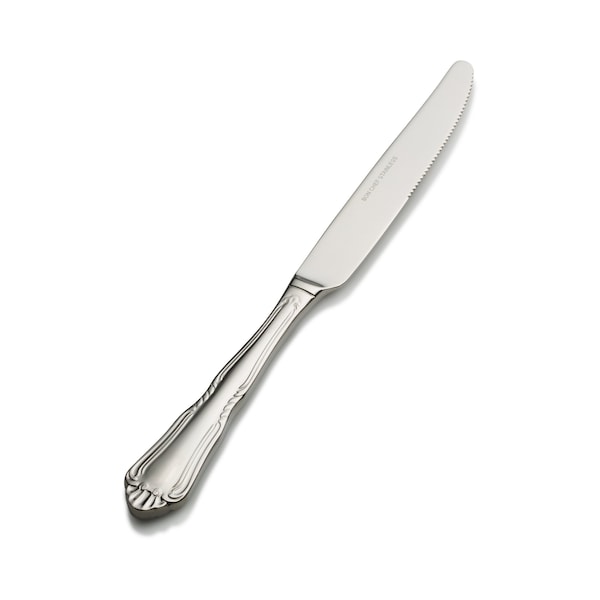 Bon Chef Sorento, Dinner Knife, Euro, Solid Handle, Mirror Finish, 13/0, 9.79" , set of 12 - S1512