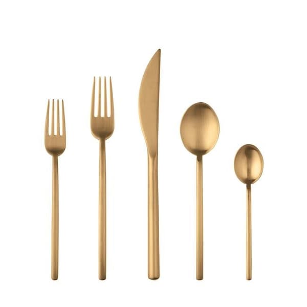 Mepra Mepra 108022005 Due Ice Oro - Place Setting - 5 Piece - 108022005