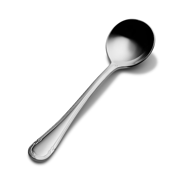 Bon Chef Florence, Bouillon Spoon, Mirror Finish, 18/10, 6.12" , set of 12 - S801