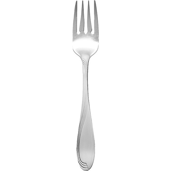 Iti Salad Fork, 6 3/4 in L, Silver, PK12 - WAV-222