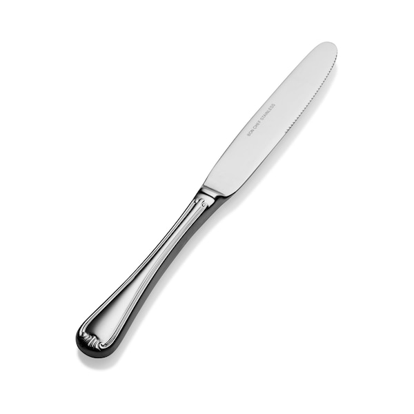 Bon Chef Renoir, Dinner Knife, Euro, Hollow Handle, Mirror Finish, 13/0, 9.58" , set of 12 - S914
