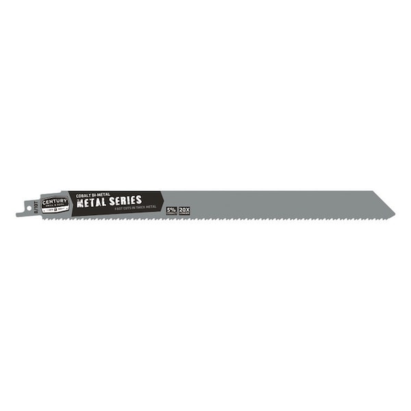 Century Drill & Tool Recip Blade Metal Series 8/10Tx12 1W.042 Thick 1/2 Univ Shank 5Pk - 7090