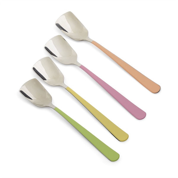 Rsvp International Ice Cream Spoons, Mixed Colors, 4PK - IC-SPN