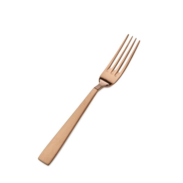 Bon Chef Roman, Salad/Dessert Fork, Matte Finish, 18/10, 7.13" - Rose Gold Matte , set of 12 - S3707RGM